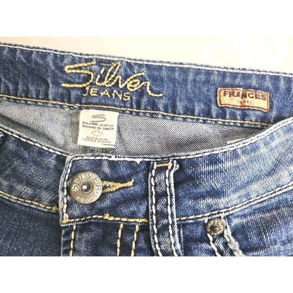 Silver Jeans ~Woman Size 29~ Blue Denim Frances Capri Jeans. - Picture 14 of 14